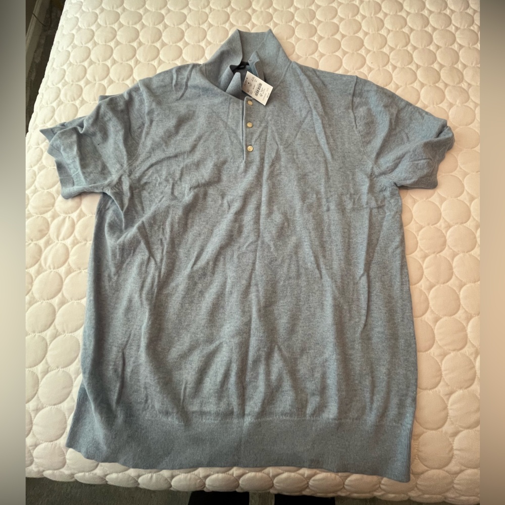 NWT men’s sweater like polo